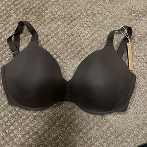Skims 34H Fits Everybody T-Shirt Bra - Espresso